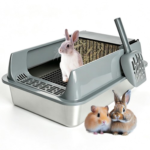 Large stainless steel rabbit - large,