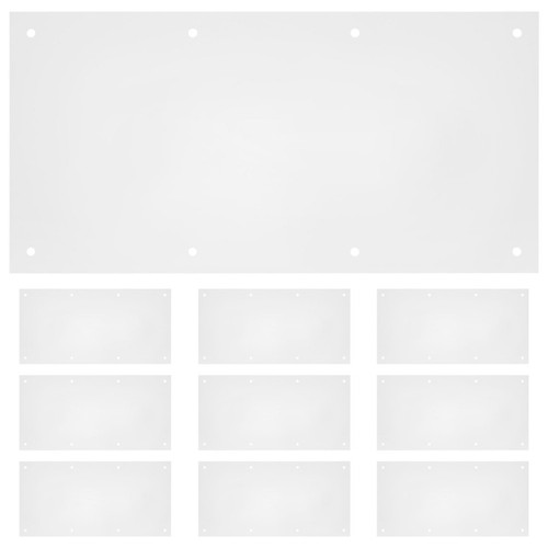 10pcs durable transparent pet - durable,