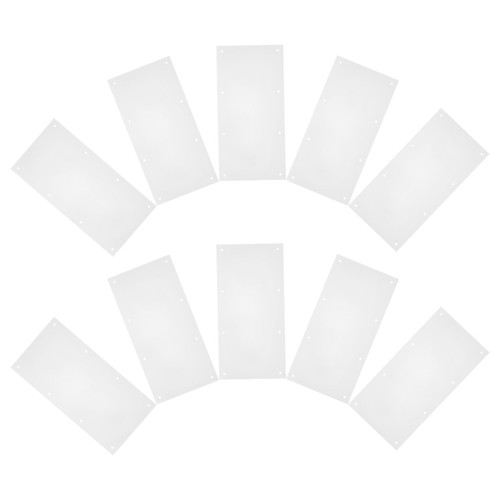10pcs reusable clear pvc pet - 10pcs,