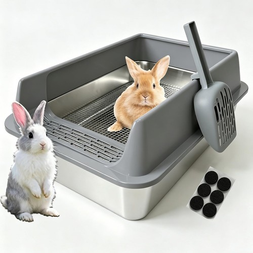 Large stainless steel rabbit - large,